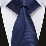 Solid 2.4' Skinny Formal Tie - NAVY BLUE