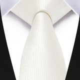 Solid 2.4' Skinny Formal Tie - WHITE