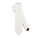 Solid 2.4' Skinny Formal Tie - WHITE