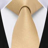 Solid 2.4' Skinny Formal Tie - CHAMPAGNE-01