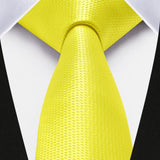 Solid 2.4' Skinny Formal Tie - LEMON YELLOW