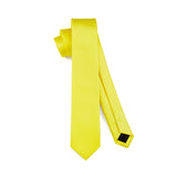 Solid 2.4' Skinny Formal Tie - LEMON YELLOW