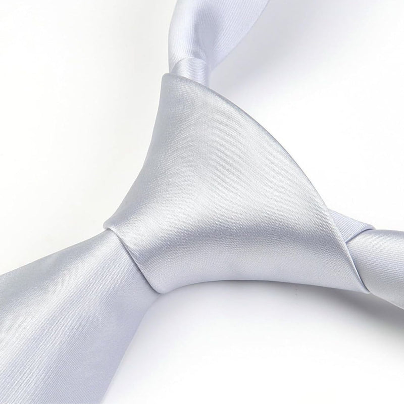 Solid Tie Handkerchief Clip - 03 SILVER