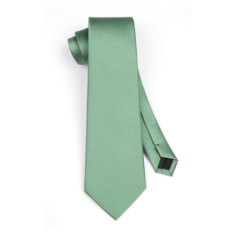 Solid Tie Handkerchief Clip - SAGE GREEN