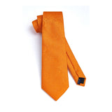 Paisley Tie Handkerchief Set - 01A-ORANGE 2