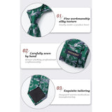 Paisley Tie Handkerchief Set - D1-GREEN6