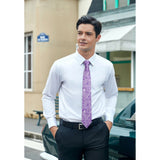 Paisley Tie Handkerchief Set - 04-PURPLE1