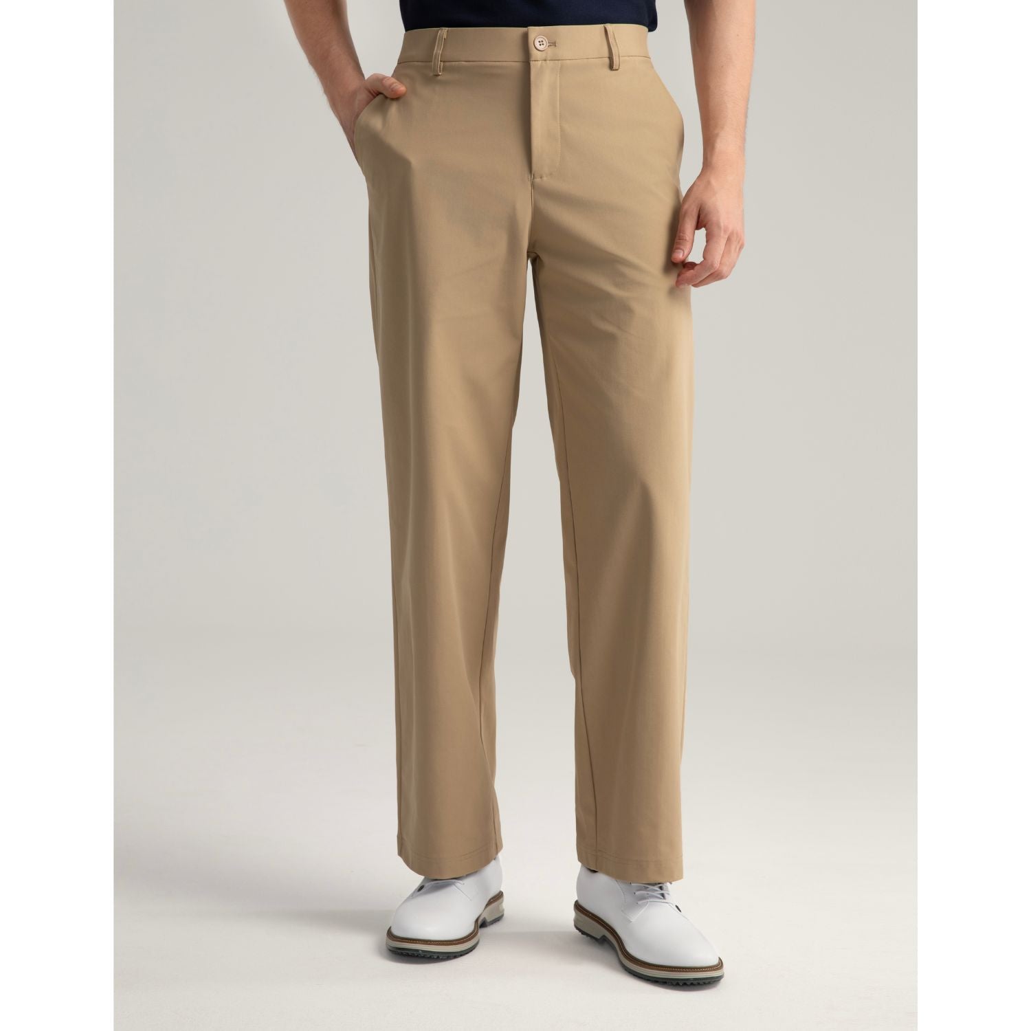 Hisdern Flex 505 Men's Golf Pants Relaxed Fit Stretch for Business Cas
