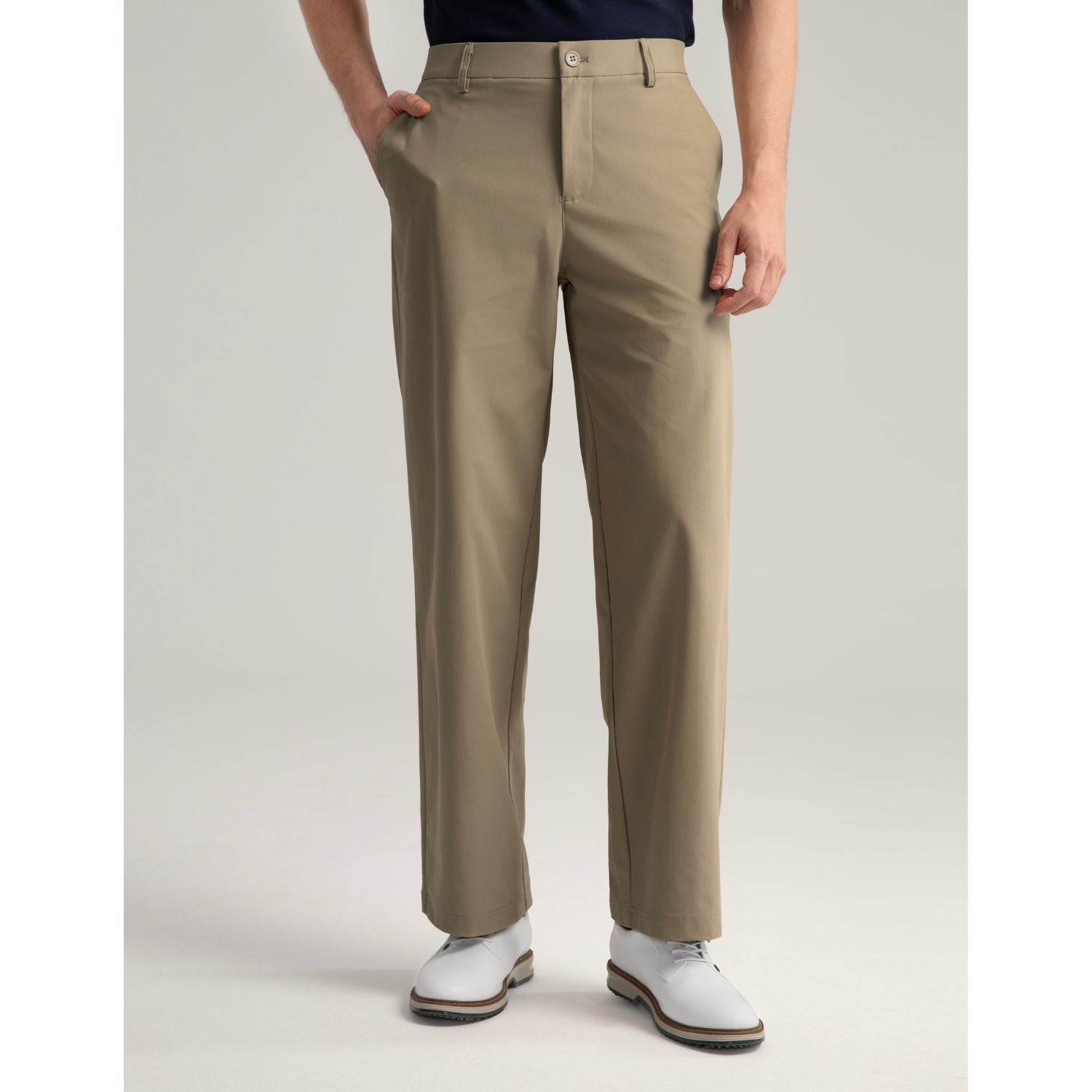 Hisdern Flex 505 Men's Golf Pants Relaxed Fit Stretch for Business Cas