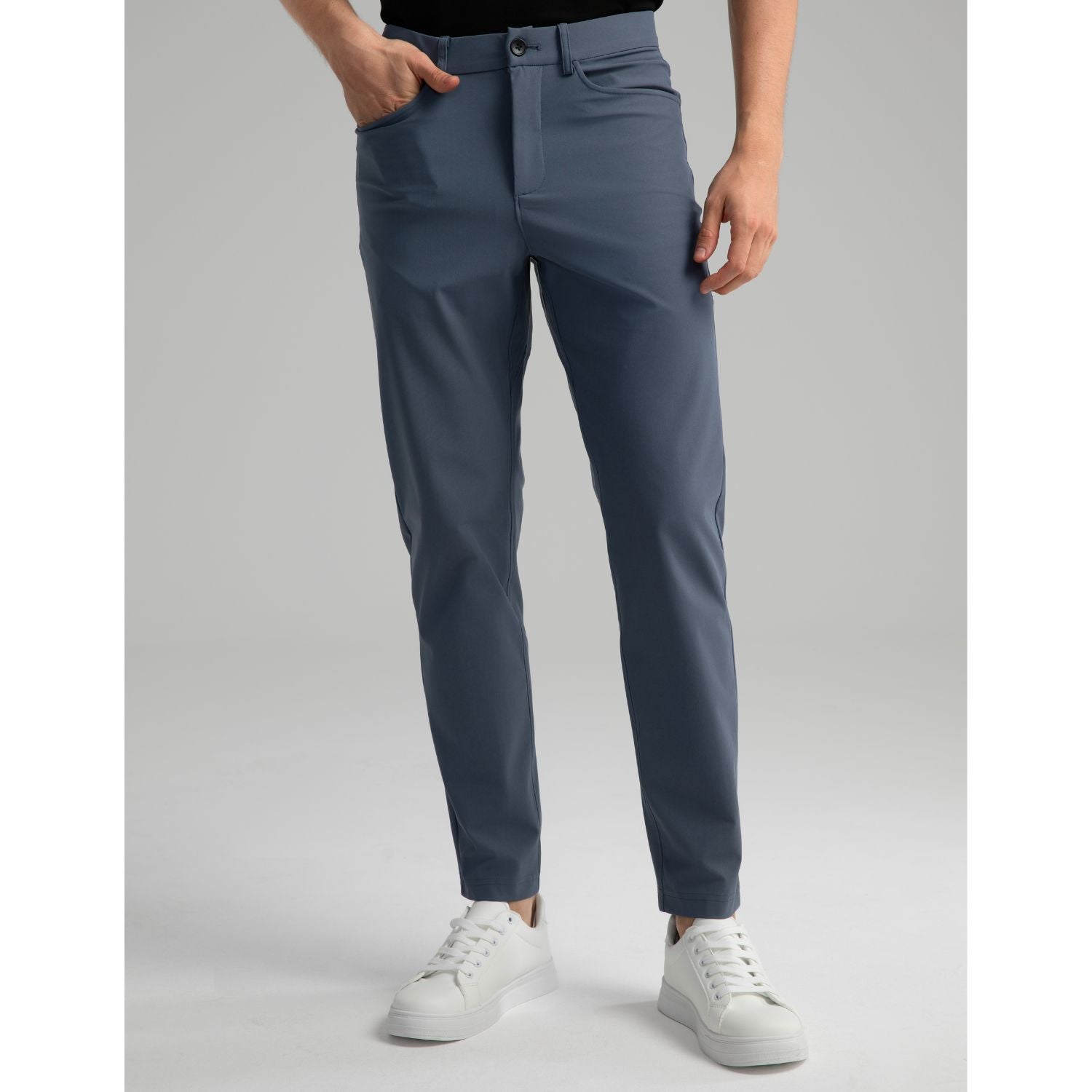 Hisdern Flex 503 Men's Golf Pants Slim Fit Stretch for Business Casual