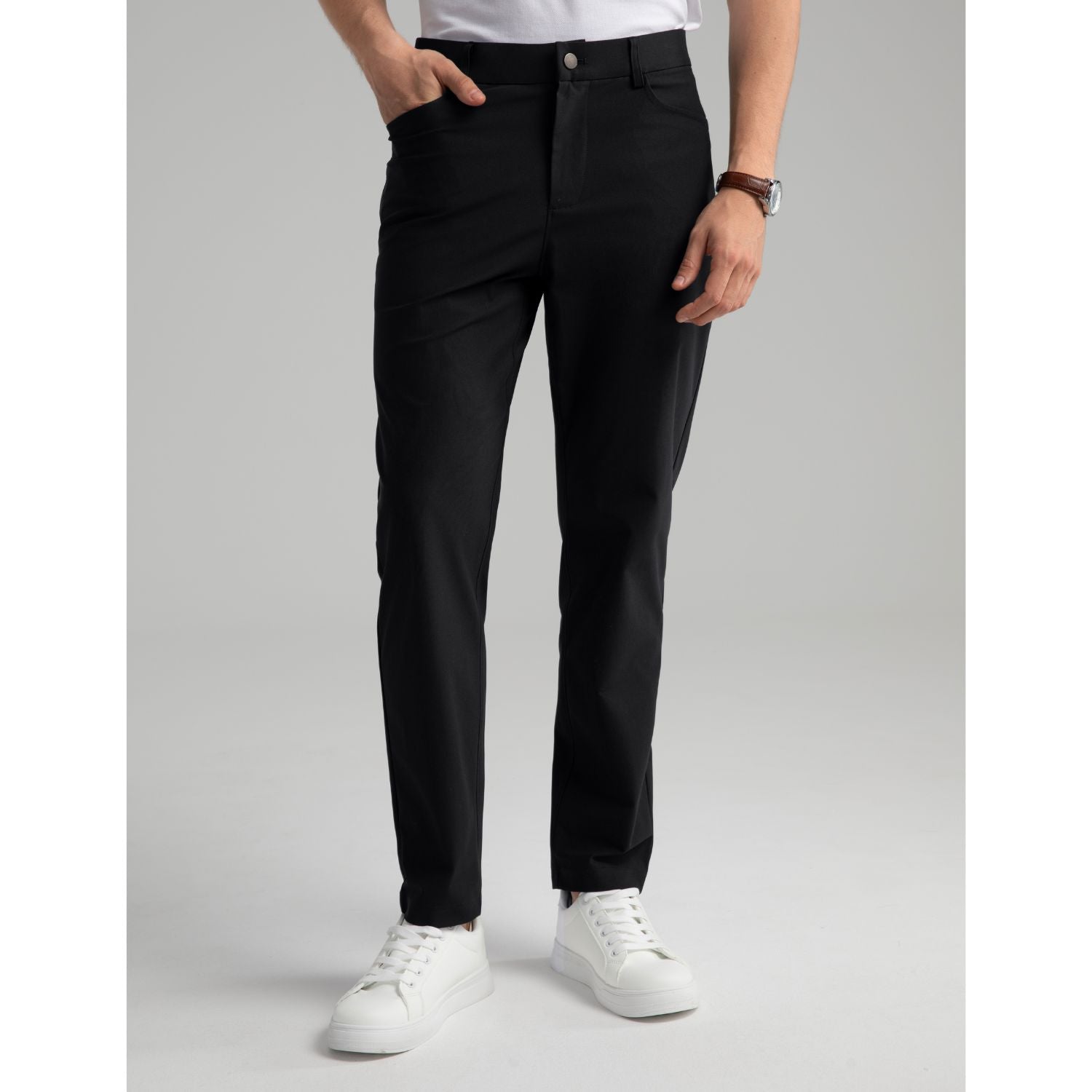 Hisdern Flex 503 Men's Golf Pants Slim Fit Stretch for
