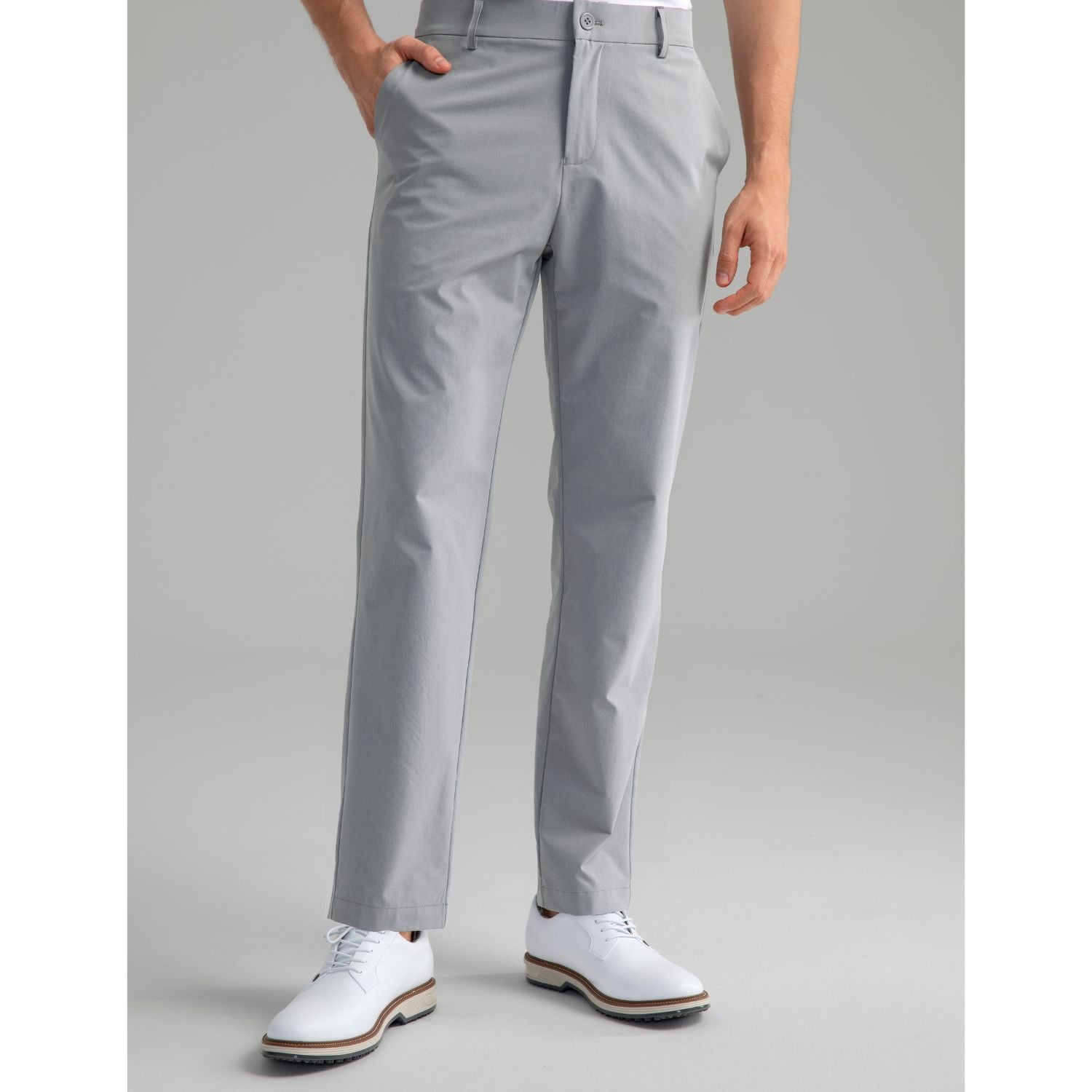 Hisdern Flex 301 Men's Stretch Dress Pants Classic Fit Casual Pants for All-Day Comfort
