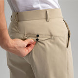 Hisdern Flex Men's Golf Pants Classic Fit Stretch Dress Pants for Casual Wear