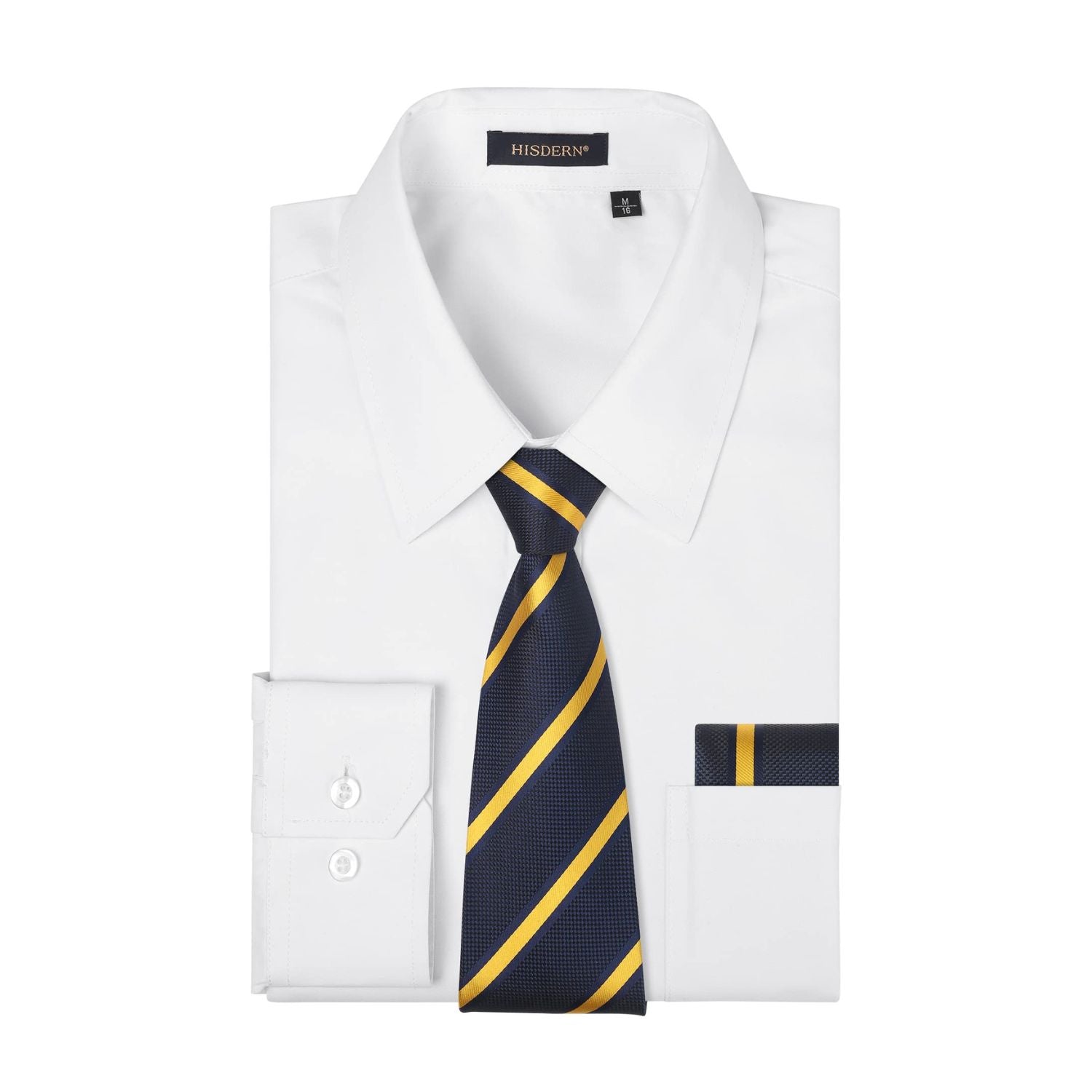 mens white shirt and tie set