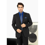Men's Shirt with Tie Handkerchief Set - 04-ROYAL BLUE