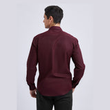 Casual Formal Shirt with Pocket - D4 RED