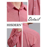 Men's Dress Shirt with Pocket - RED