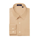 Men's Dress Shirt with Pocket - CHAMPAGNE