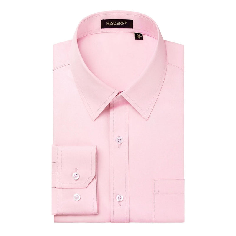 Men's Dress Shirt with Pocket - PINK