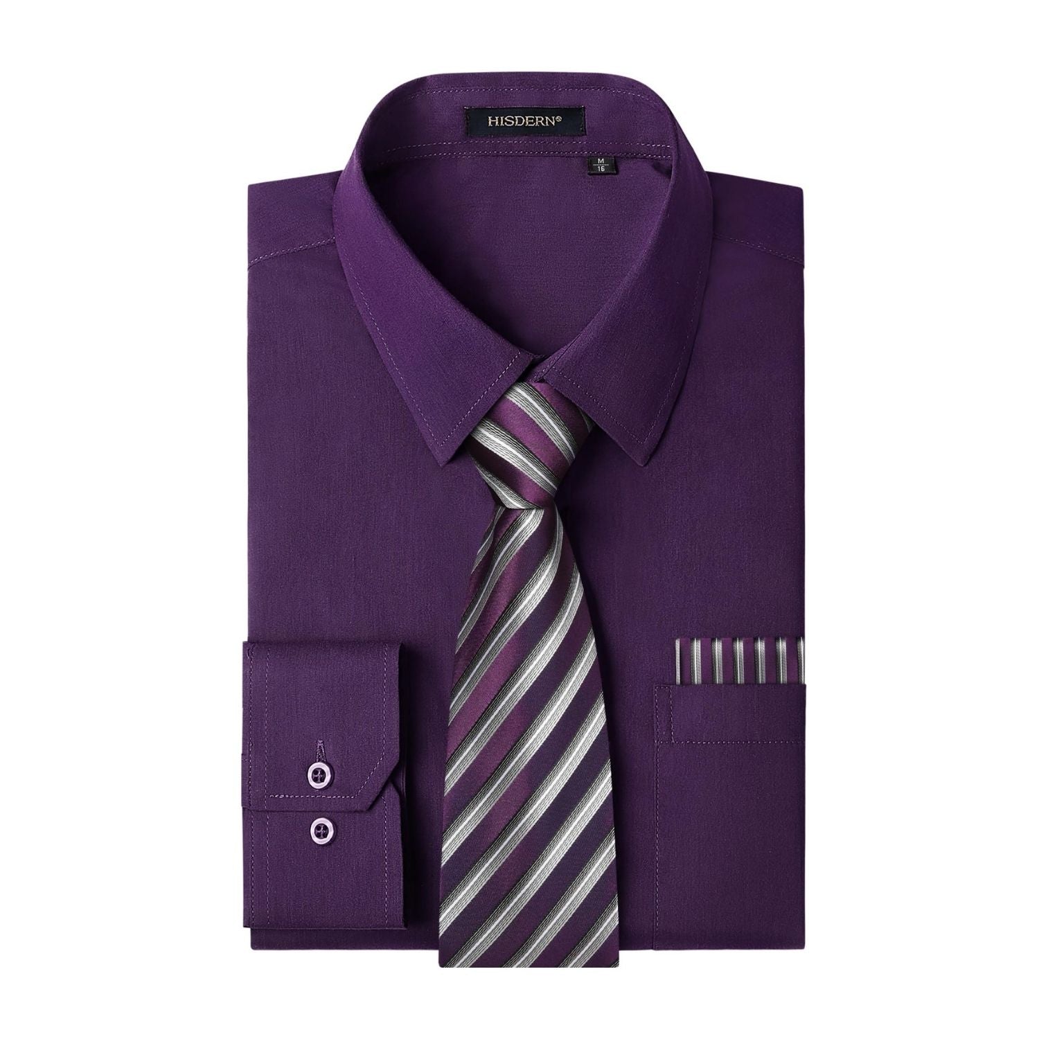 mens lilac shirt and tie sets