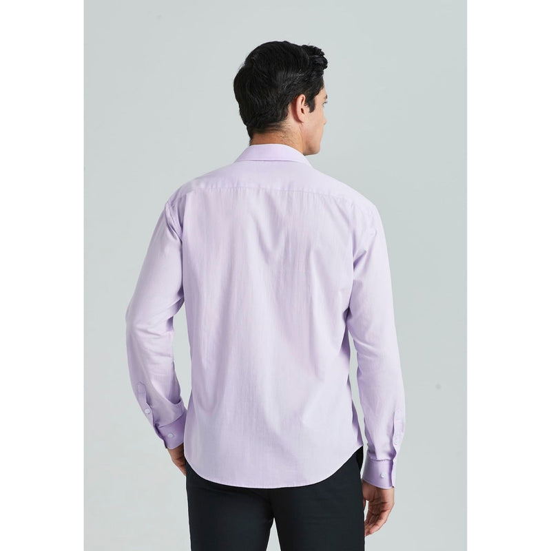 Men's Dress Shirt with Pocket - LAVENDER