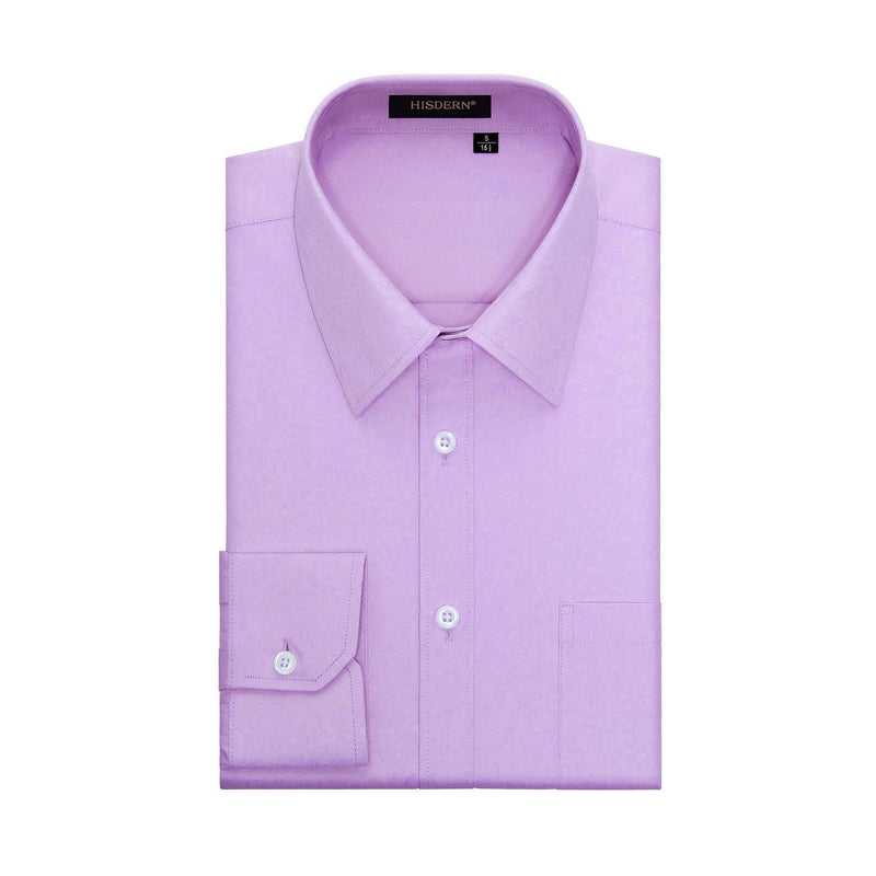 Men's Dress Shirt with Pocket - LAVENDER