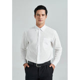 Men's Dress Shirt with Pocket - WHITE