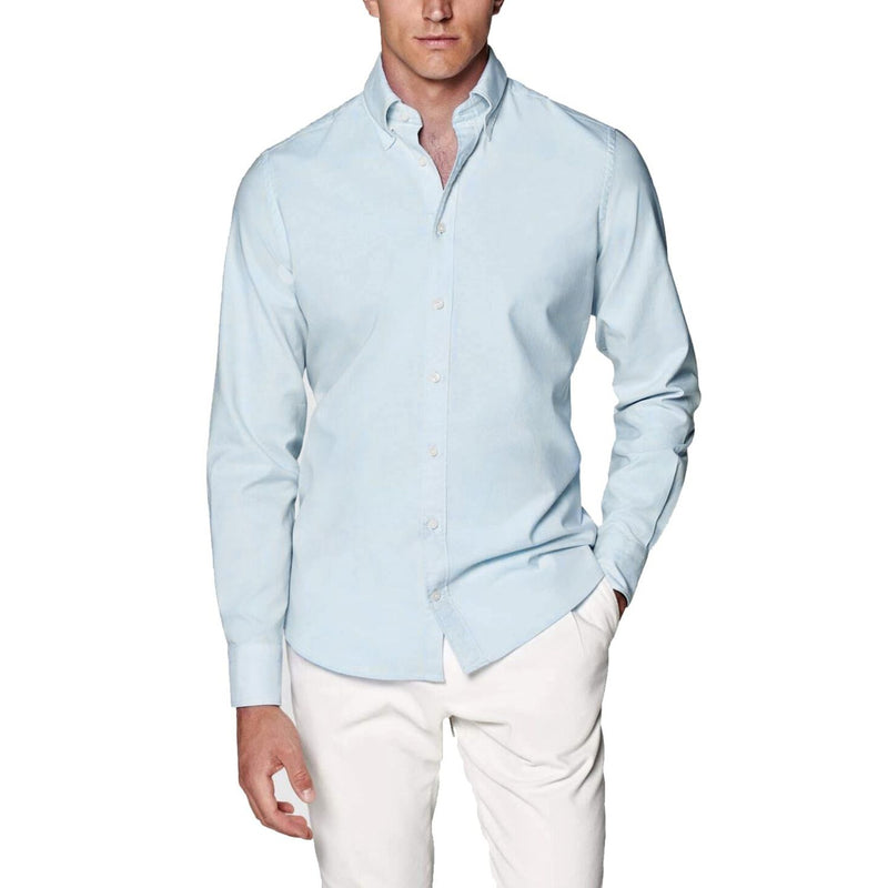 Hisdern Stretch Non-Iron Dress Shirt for Corporate Workwear