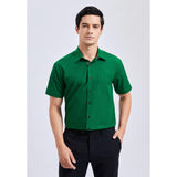 Men's Short Sleeve Shirt with Pocket - A1-GREEN1