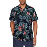 Funky Hawaiian Shirts with Pocket - NAVY BLUE