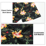 Funky Hawaiian Shirts with Pocket - A4-BLACK YELLOW