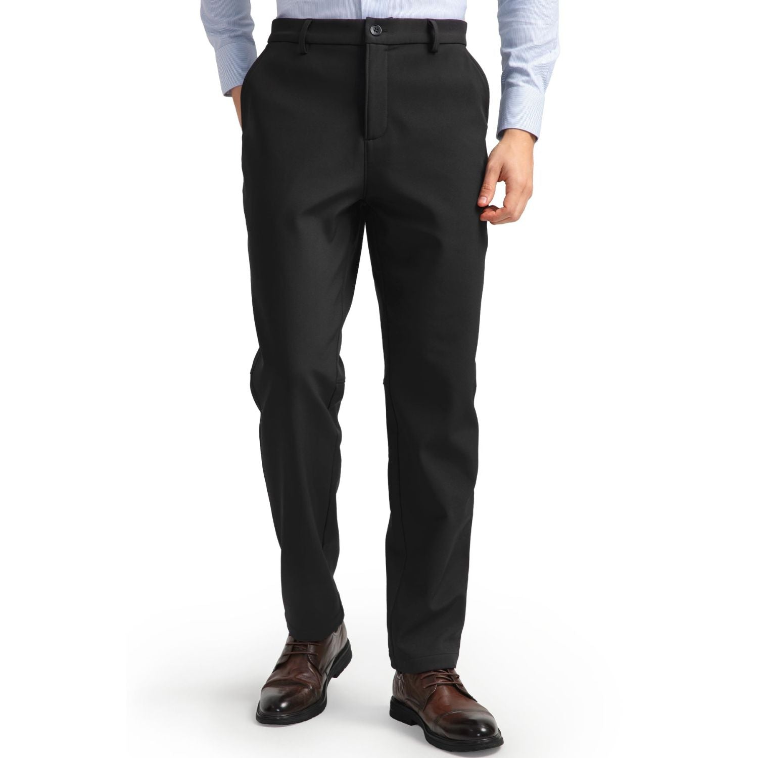 Hisdern 701 Heat Men's Golf Pants Stretch Comfy Work Dress