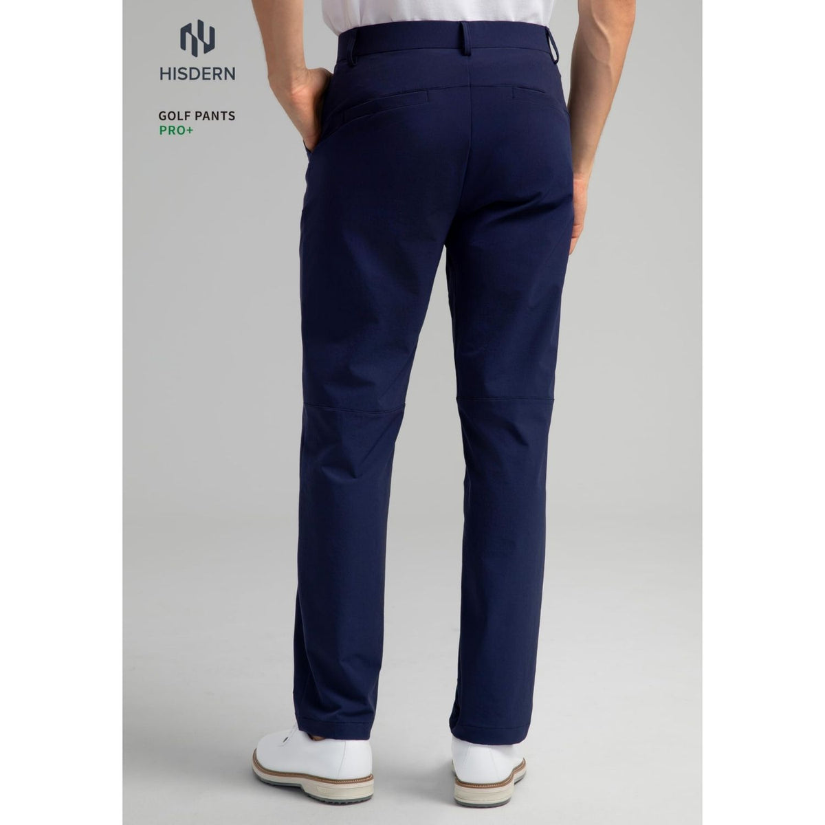 Hisdern 709 Pro+ Men's Golf Pants Stretch Navy Blue Lightweight for Casual
