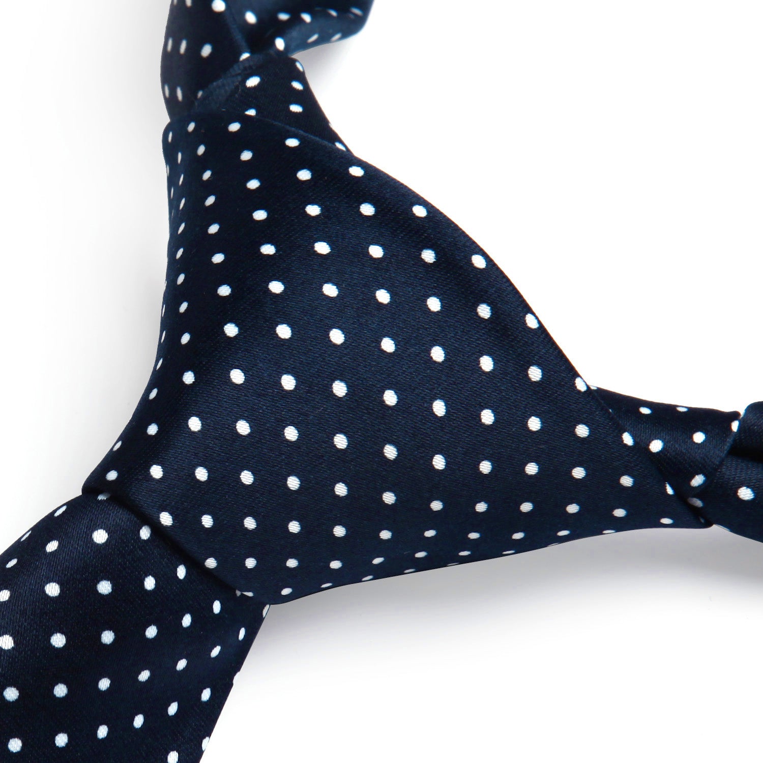 Polka Dot Tie Handkerchief Set - A-NAVY BLUE/WHITE 1