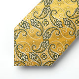 Paisley Tie Handkerchief Set - A40-YELLOW 