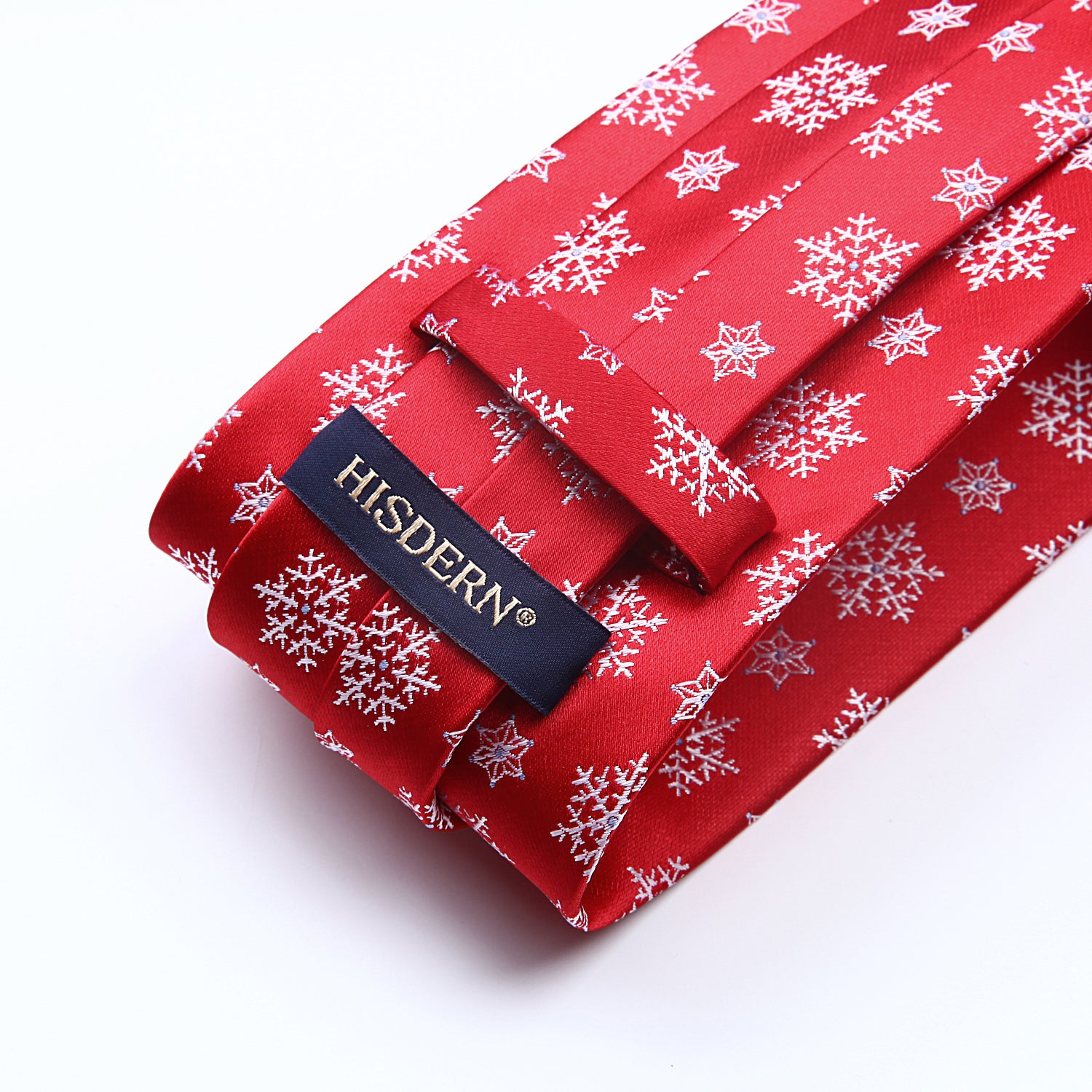 Christmas Tie Handkerchief Set - RED/WHITE