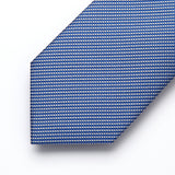 Houndstooth Tie Handkerchief Set - A-08 BLUE 2 