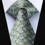 Dragonfly Tie Handkerchief Set - 06-MINT GREEN