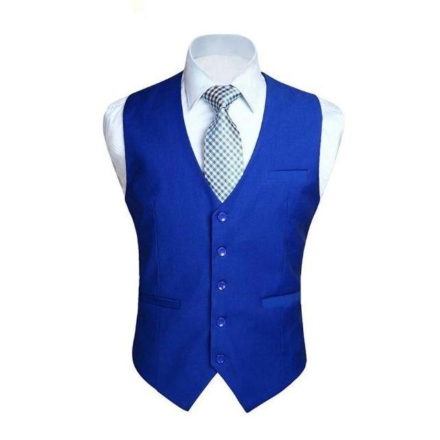 Formal Suit Vest - ROYAL BLUE