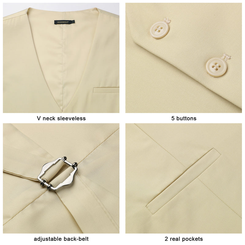 Men's Satin Suit Vest Formal Wear for Wedding Formal Wear