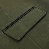 Solid Slim Vest - G-ARMY GREEN 