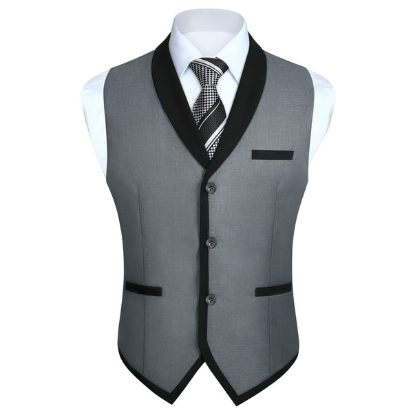 Formal Suit Vest - A-GREY 