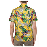 Funky Hawaiian Shirts with Pocket - YELLOW 
