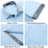 Men's Short Sleeve with Pocket - A1-BLUE 
