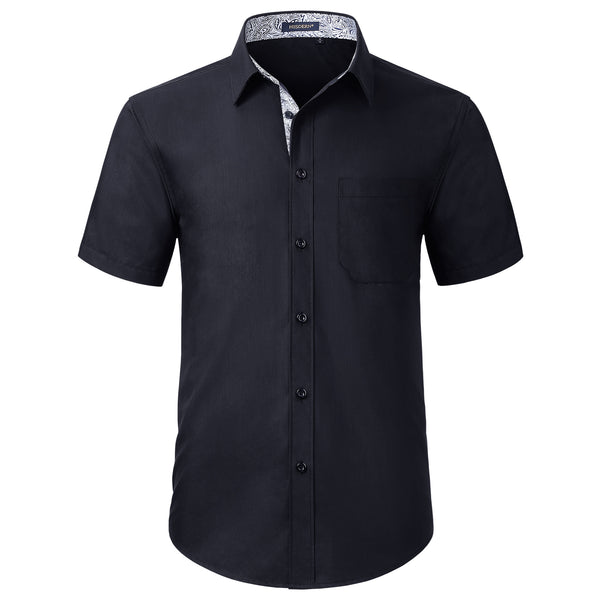 Men's Short Sleeve with Pocket - B1-NAVY 