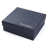 3PCS XL Tie & Pocket Square Set - A3-BLUE/BLACK Christmas Gifts for Men