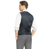 Formal Suit Vest - CHARCOAL-WOOL BACK