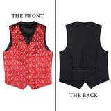 Christmas Suit Vest - RED/WHITE/GREEN