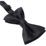 Paisley Pre-Tied Bow Tie for Boy - BLACK