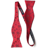 Christmas Bow Tie & Pocket Square - 07-SCARLET